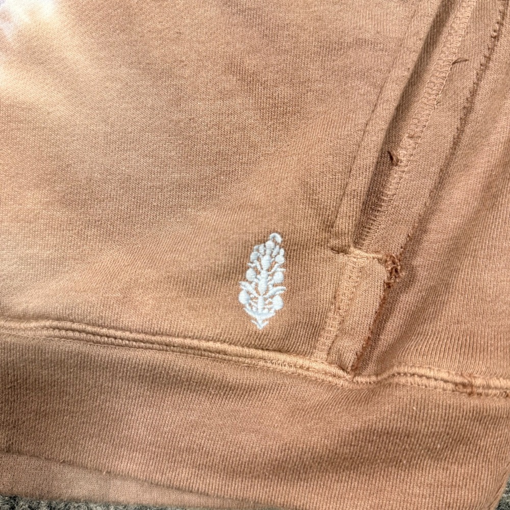FP Movement Free People Tie Dye Sweatshirt Brown Purple Green Small - Picture 4 of 15